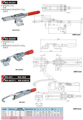 門閂式夾具451 價(jià)格、廠家、圖片及無錫靈江五金交電詳細(xì)信息